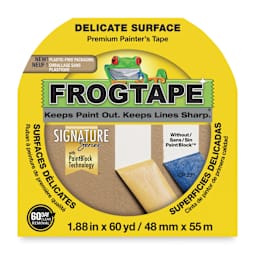 FrogTape Delicate Surface Painter's Tape - 1.88" x 60 yds Roll front of packaging