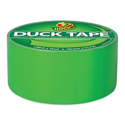ShurTech Color Duck Tape - 1.88" x 15 yds, Neon Green side of roll