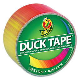 Duck Tape Prints - Ombre Rainbow, 1.88" x 10 yds labeling