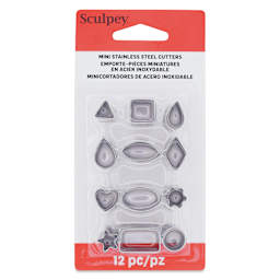 Sculpey Tools Mini Metal Clay Cutters front of packaging