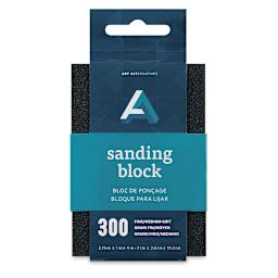 Art Alternatives Sanding Block - Front of package of Fine/Medium Grit Sanding Block
