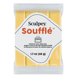 Sculpey Souffle - Yellow Ochre, 1.7 oz Bar