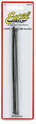 Excel Blades 7'' Coping Saw - Front of Blister package of 4 pc Set of Replacement Blades