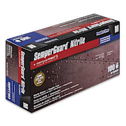 Glove Pack - Medium, Nitrile, Powder-Free, Pkg of 100 - box standing upright