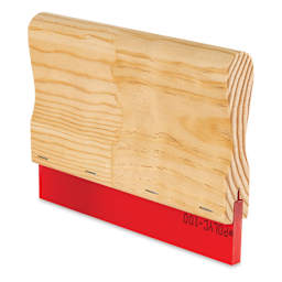 Blick Urethane Squeegee - 8", 60-65 Durometer - angled view