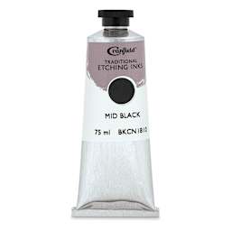 Cranfield Traditional Etching Ink - Mid Black, 75 ml