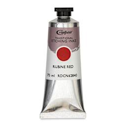 Cranfield Traditional Etching Ink - Rubine Red, 75 ml - front