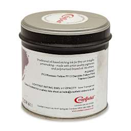 Cranfield Traditional Etching Ink - Process Yellow, 250 g - back
