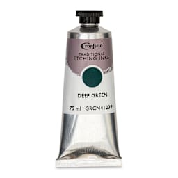 Cranfield Traditional Etching Ink - Deep Green, 75 ml - front