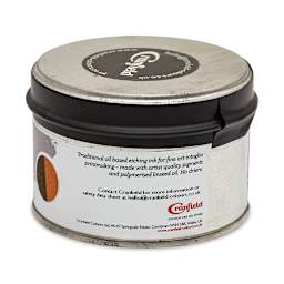 Cranfield Traditional Etching Ink - Raw Sienna, 250 g - back