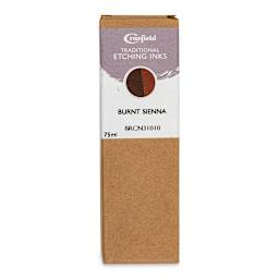 Cranfield Traditional Etching Ink - Burnt Sienna, 75 ml - front of packaging
