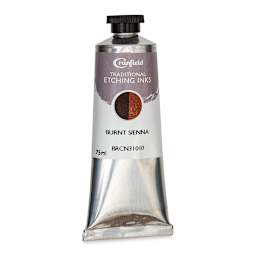 Cranfield Traditional Etching Ink - Burnt Sienna, 75 ml - front