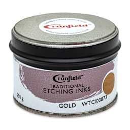 Cranfield Traditional Etching Ink - Gold, 250 g - front