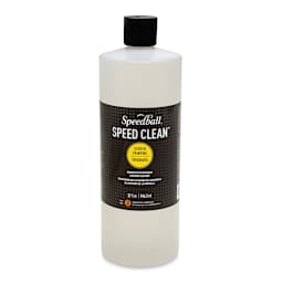 Speedball Speed Clean Screen Cleaner - Squeeze Bottle, 32 oz