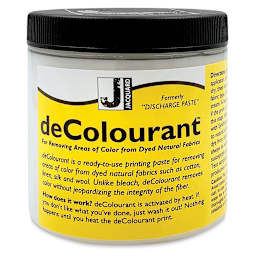 Jacquard deColourant - Front of 8 oz Paste Jar