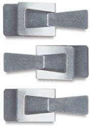 Stainless Steel Registration Guides - 3 Guides in a vertical row
