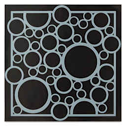 The Crafter's Workshop Stencil - Bubble Rebound, 6" x 6"