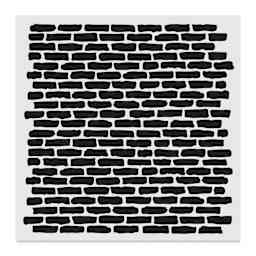 The Crafter's Workshop Stencil - Micro Bricks, 12" x 12"