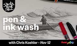 Sketchbook Skool's Pen and Wash with Chris Koehler.