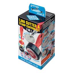 Essdee 3 In 1 Lino Cutter and Stamp Carving Kit (Front of package)