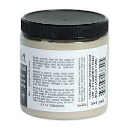 Speedball Water-Soluble Block Printing Ink Extender, 8 oz (Back of jar)