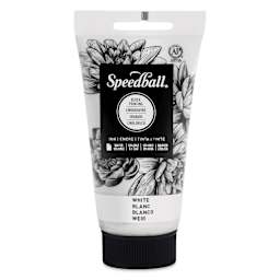 Speedball Water-Soluble Block Printing Ink - White, 2.5 oz