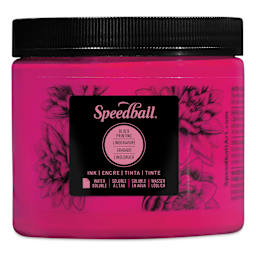 Speedball Water-Soluble Block Printing Ink - Magenta, 16 oz