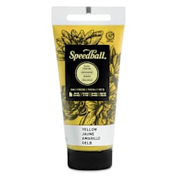 Speedball Water-Soluble Block Printing Ink - Yellow, 1.25 oz