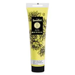 Speedball Water-Soluble Block Printing Ink - Fluorescent Yellow, 5 oz