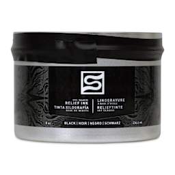 Speedball Oil-Based Relief Ink - Black, 8 oz front of packaging