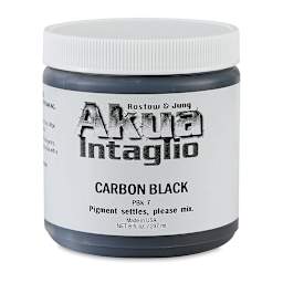 Akua Intaglio Ink - Carbon Black, 237 ml