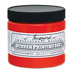 Jacquard Screen Printing Ink - Scarlet, 16 oz
