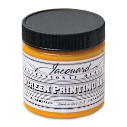Jacquard Screen Printing Ink - Golden Yellow, 4 oz