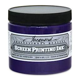 Jacquard Screen Printing Ink - Opaque Violet, 4 oz