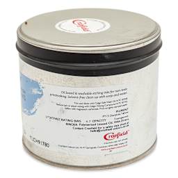 Cranfield Caligo Safe Wash Etching Ink - Diarylide Yellow, 500 g Can - back