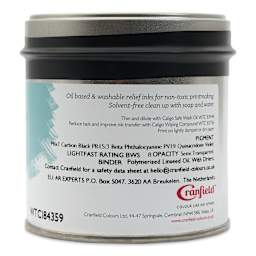 Cranfield Caligo Safe Wash Relief Ink - Payne's Grey, 250 g, side of can