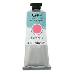 Cranfield Caligo Safe Wash Relief Ink - Soft Pink, 75 ml tube