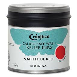 Cranfield Caligo Safe Wash Relief Ink - Naphthol Red, 250 g