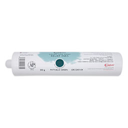 Cranfield Caligo Safe Wash Relief Ink Cartridge - Phthalo Green, 300 g