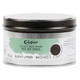 Cranfield Caligo Safe Wash Relief Ink - Burnt Umber, 500 g