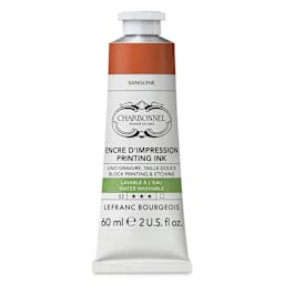 Charbonnel Water Washable Printing Ink - Sanguine, 60 ml