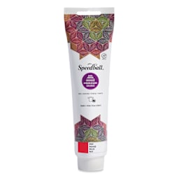 Speedball Fabric and Paper Block Printing Ink - Red, 5 oz