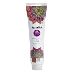 Speedball Fabric and Paper Block Printing Ink - Brown, 5 oz