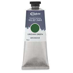 Cranfield Traditional Relief Ink - Viridian Green, 75 ml