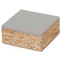 Blick Battleship Gray Linoleum - Block, 2" x 2", Mounted, flat
