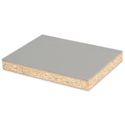 Blick Battleship Gray Linoleum - Block, 6" x 8", Mounted, flat