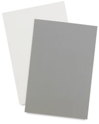 Blick Readycut Printing Block - 2 blocks showing white and gray side