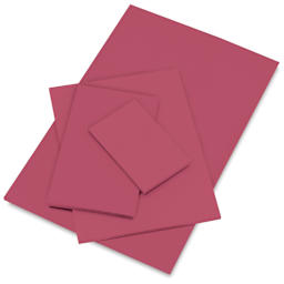 Inovart Eco Karve Printing Plates - Top view of several sizes of Printing Plates loosely stacked