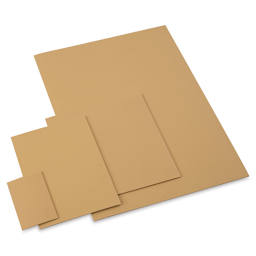 Speedball Unmounted Linoleum Printing Blocks - Assorted Sizes shown stacked