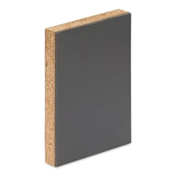 Richeson Easy-to-Cut Linoleum - Mounted, 5" x 7", at an angle